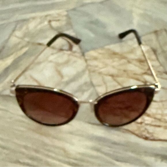 Tahari Brown and Gold Sunglasses main image 6